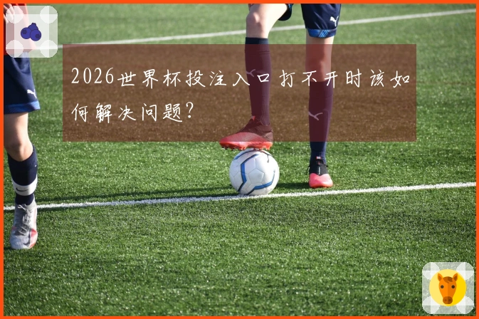 2026世界杯投注入口打不开时该如何解决问题？